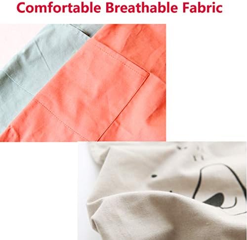 2 Pack Cotton Adjustable Parent and Child Apron with Pockets Mommy and