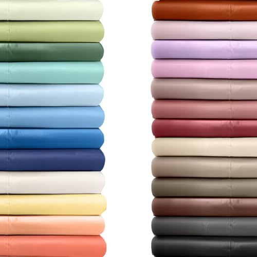 Flat Sheet Only, Soft 600 Thread Count 100% Egyptian Cotton Bed