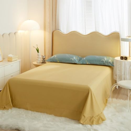 4 Piece Floral Duvet Cover Set Queen Soft Botanical Leaves Printed