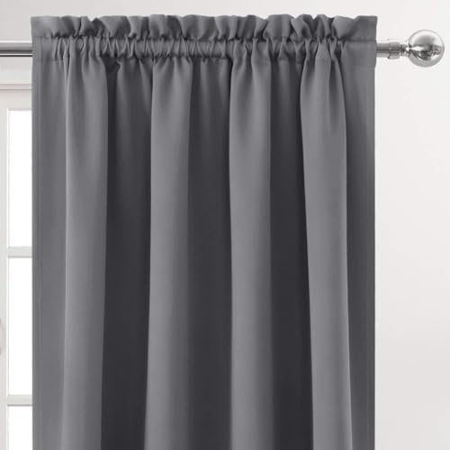 Blackout Curtains 63 inches Long for Living Room, Room Darkening