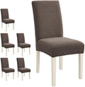 Dining Chair Covers Set of 6,Stretch Chair Covers for Dining Chair