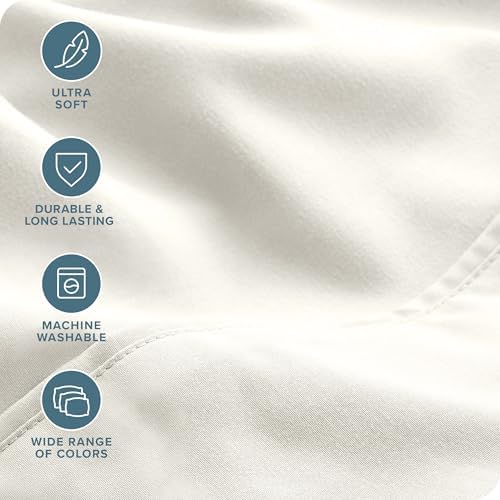 Bare Home Hotel Luxury King Sheet Set, Extra Soft - 6 Piece Set - Deep