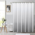 Central Park Grey Ombre Waffle Weave Shower Curtain with Grommets