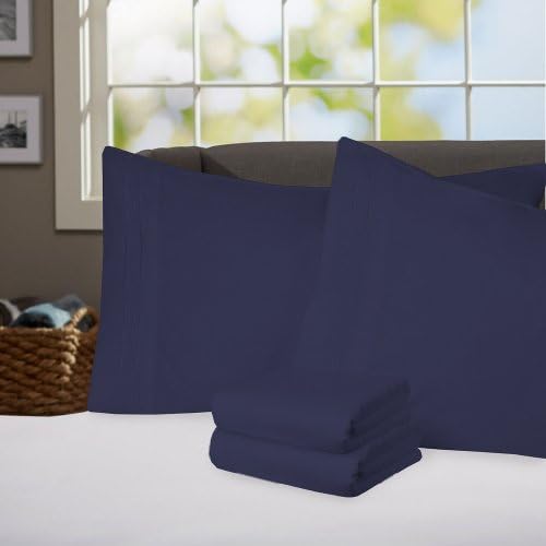Sweet Home Collection Supreme 1800 Series 4pc Bed Sheet Set Egyptian