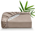 Cal King Fitted Sheet Only, Luxury Bamboo Viscose, 17" Deep Pocket