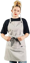 Caldo Crossback Kitchen Apron for Cooking- Mens and Womens
