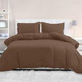 Mocassi Luxury Queen Size 3-Piece Duvet Cover Set - 1800 Premium Hotel