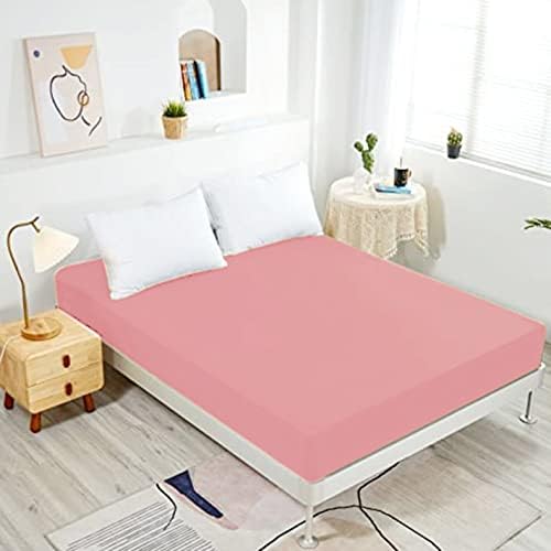 NHNHN Fitted Sheet-Deep Pockets-Soft Microfiber-Easy Care-Shrinkage
