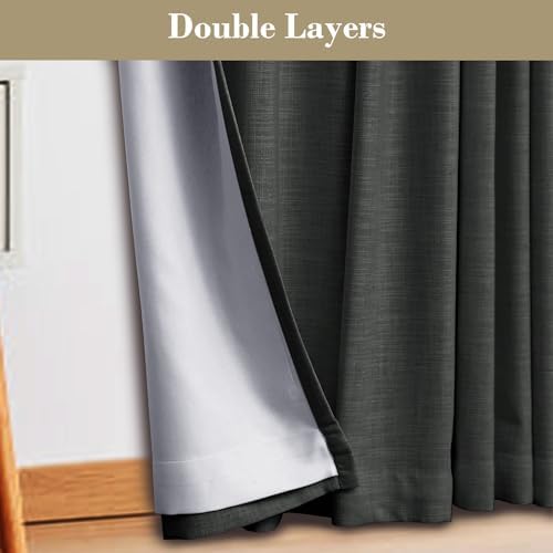 cololeaf coloeaf Blackout Curtains 96 Inches Long Thermal Insulated