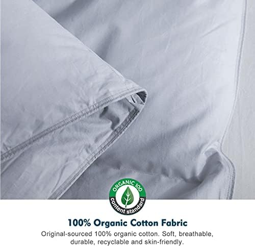 Feathers Down Comforter Twin,Medium Warm All-Season Duvet Insert