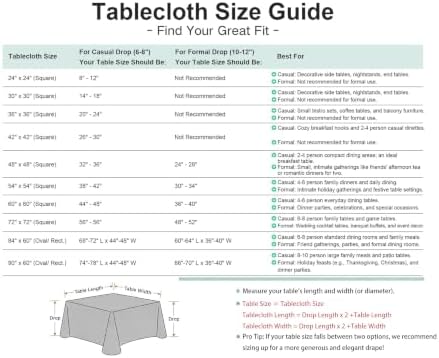 Wolkemer 2 Pack 60x60 Inch Square Tablecloth Washable Navy Table Cloth
