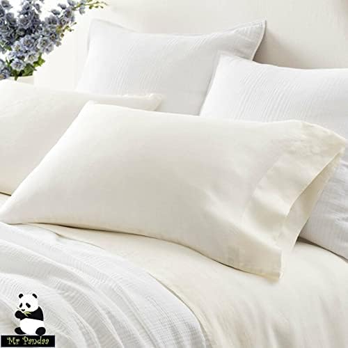 Real 1000-Thread-Count 100% Pure Egyptian Cotton |Ivory Color, Top