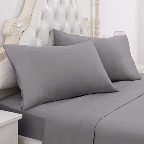 4Pcs Bed Sheet Set 800 Thread Count 100% Soft Cotton Luxury Bedding