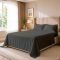 Cottingon 4 Piece King Sheets Fits 16" Deep, Egyptian Cotton, Dark