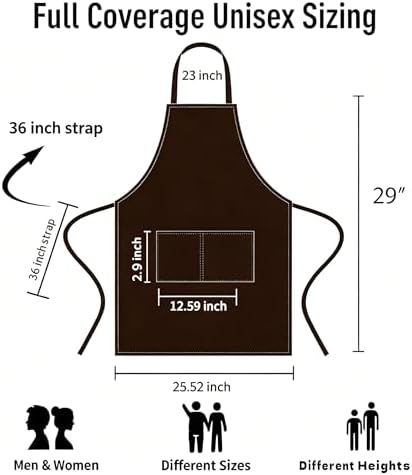 16 Pack Black Bib Apron, Waterd Resistant Unisex Aprons Bulk with 2