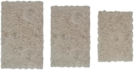 Home Weavers Modesto Collection 100% Cotton Tufted Bath Rugs, Extra