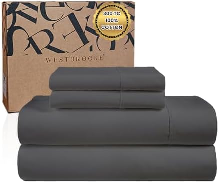 Westbrooke Egyptian Cotton Sheet Set | King Size Sateen Sheets