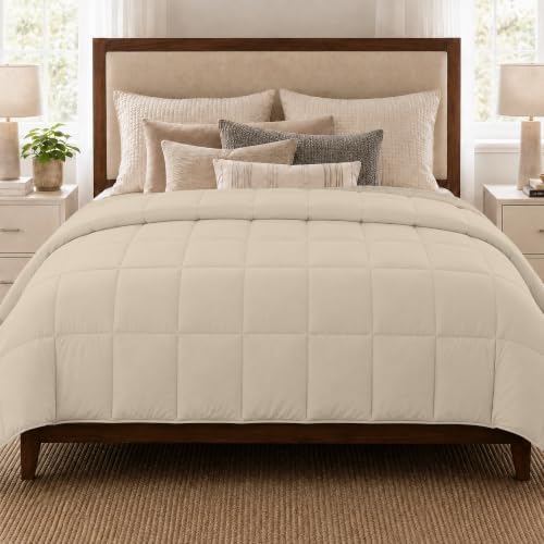 HomeSmart Queen Size Weighted Comforter 20 lbs, Light Calming Pressure