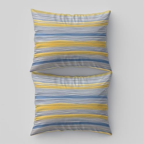 Duvet Cover Queen, Reversible Printed Comforter Cover Set Minimalism