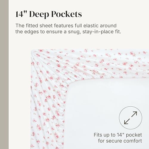 Modern Threads 4-Piece Ultra Soft Microfiber Bed Sheets Set, Wrinkle