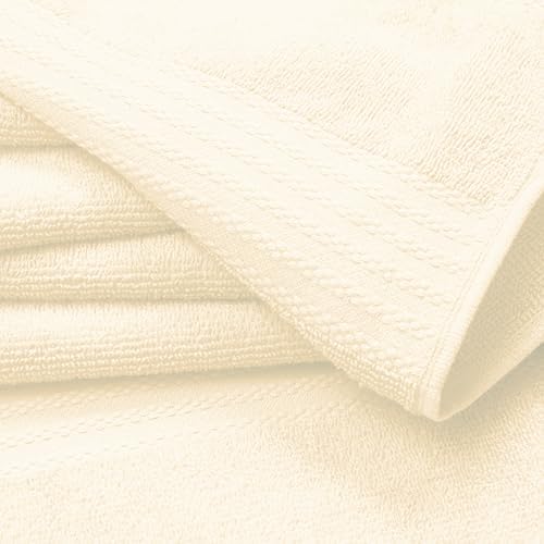 GLAMBURG Ultra Soft 6-piece Hand Towel Set 16x28-100% Ringspun Cotton