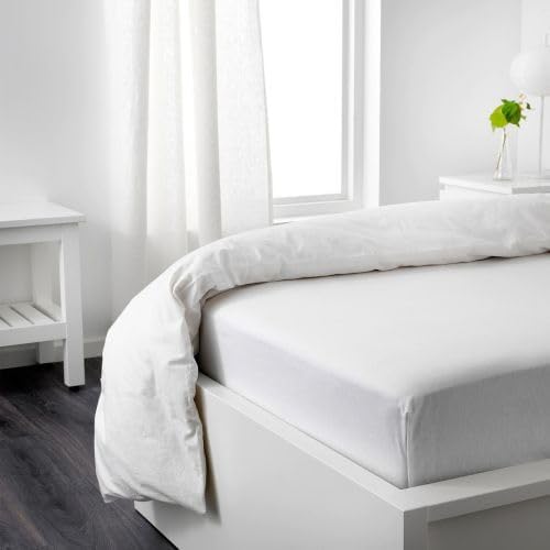 600 TC 1Pc Fitted Sheet - 100% Pima Cotton 11-Inch Deep Pocket, Twin