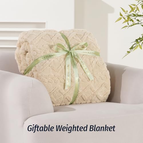 Wemore Adults Weighted Blanket for Sleep Queen Size 15 lbs 60" x 80"