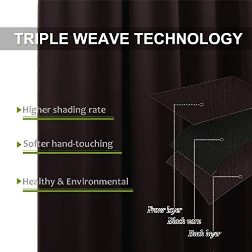 Double Pinch Pleat Twill Woven Blackout Curtain Panels for Hall