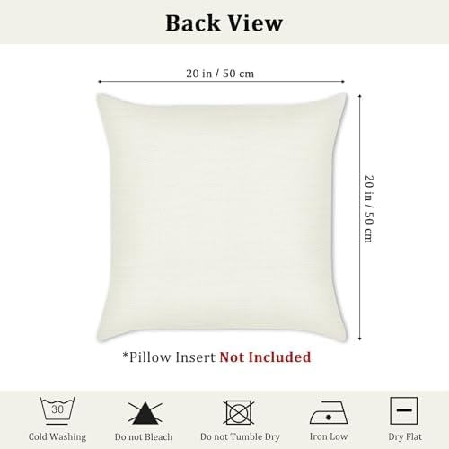 Bonhause Nautical Sailing Throw Pillow Covers 20 x 20 Inch Set of 4