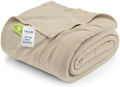 Utopia Bedding Soft Jersey Knit Blanket Camel King (90x102 Inches)