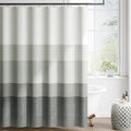 jinchan Ombre Cloudy Grey Shower Curtain for Bathroom 70x72 Inch 12