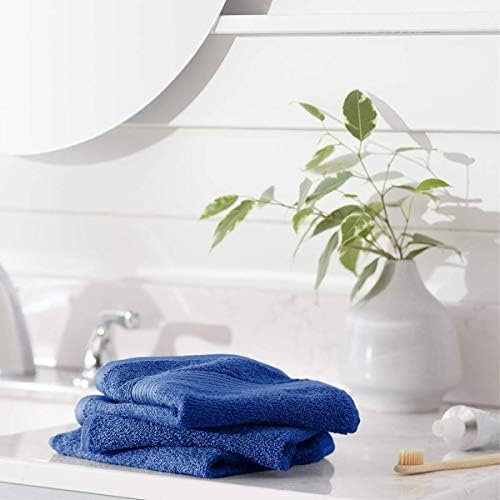 Amazon Basics Highly Absorbent Fast Drying 100% Cotton Washcloths for