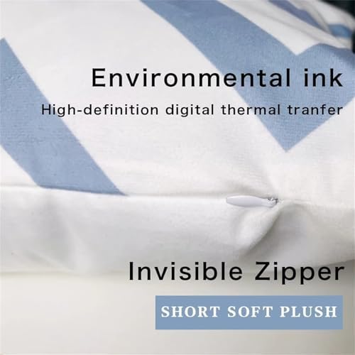 Nordic Pillow Covers 22x22 Set of 2 Throw Pillows Covers Stripe