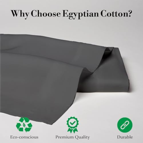 1 Piece Cotton Flat Sheet Only, 100% Egyptian Cotton Top Sheet, Ultra