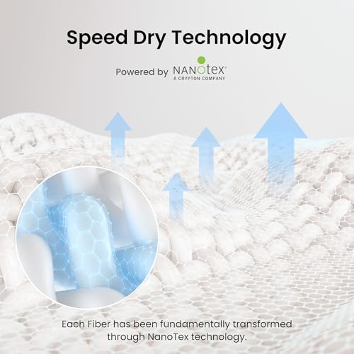 SLEEP ZONE Nanotex Super Soft Cooling Full Size Bed Sheets Set 4 Piece