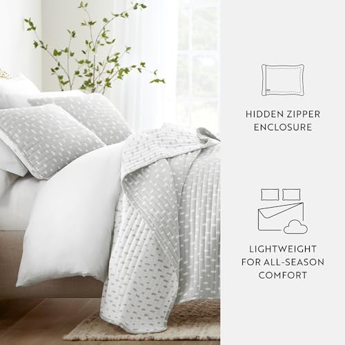 Linen Market Quilt Coverlet Set All Season Patterned Reversible