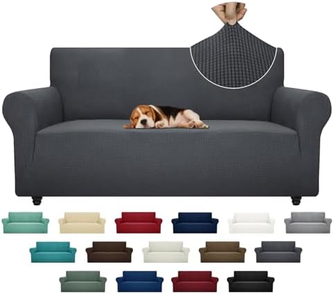 ZNSAYOTX Super Stretch Couch Cover (72"-92") Universal Sofa Covers