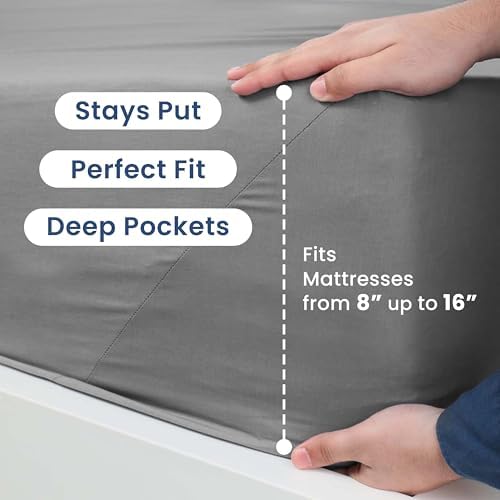 4 Piece Full Bed Sheets Set Full Bed Sheets – Light Weight, Soft