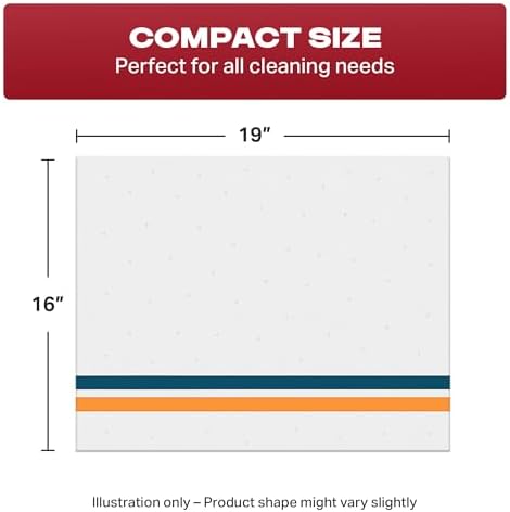 Angel-in-Armor White Striped Terry Rags (16" x 19") – 4lb Bulk Box of