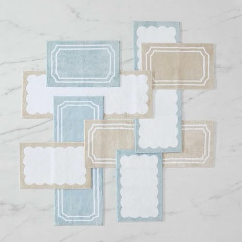 Martha Stewart - Soft Knit Cotton Bath Runner, Plush Bath Rug, 22 x 60