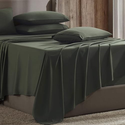 Hearth & Harbor Extra Deep Pocket Sheet Sets, Luxury Soft 6 Piece Bed