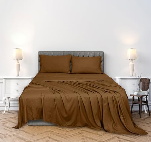 ROYALE LINENS 300 Thread Count 100% Long Staple Combed Cotton Sheet