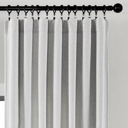 Joydeco Light Filtering Curtains 108 Inches Long for Bedroom Living