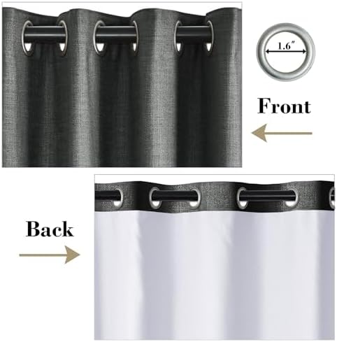 cololeaf coloeaf Blackout Curtains 96 Inches Long Thermal Insulated