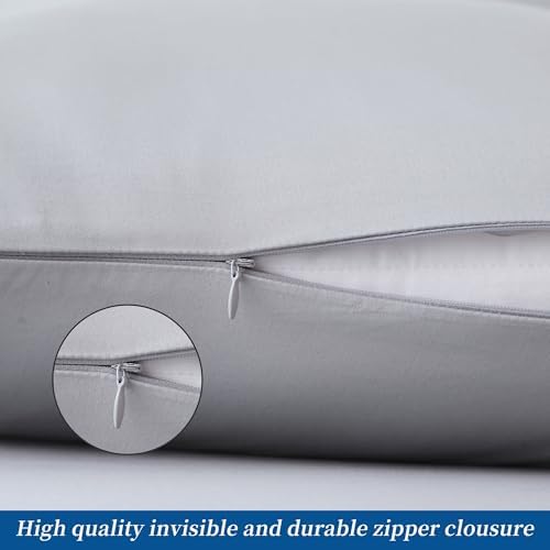 Pillow Cases Queen Size 4 Pcs,100% Egyptian Cotton 400 Thread Count