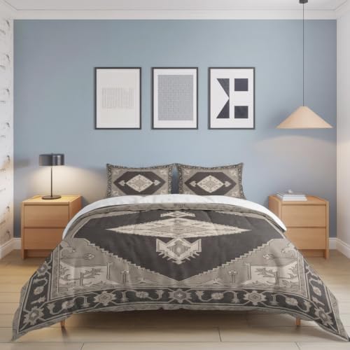Boho Full Duvet Cover Set - 4 Pcs Comforter Cover Bedding Sets with