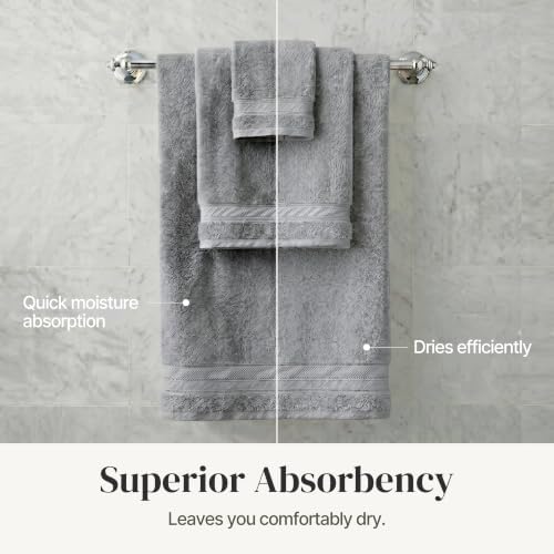 Modern Threads Spun Loft 4 Pack Bath Sheets – Oversized 35 x 66 Bath