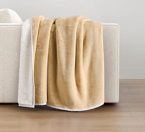 Brooklyn Loom Super Soft Braided Ivory 50x70 Throw