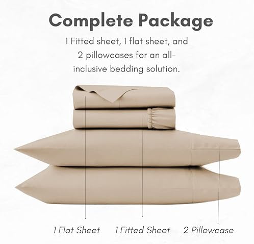 1000 Thread Count Egyptian Cotton Sheets Full XL Size 4 Piece Long