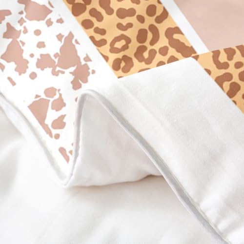 Castle Fairy Stripe Leopard Zebra Kids Bedding Set King Size 100%